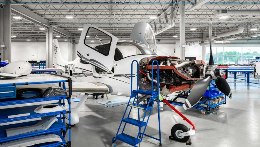 Cirrus Aircraft Training Center in Duluth, Minnesota