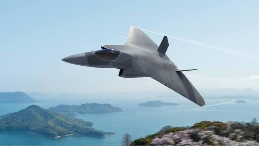 GCAP Tempest aircraft concept in flight