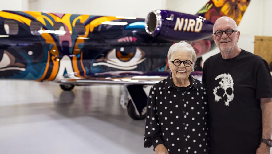 Robert Duncan, Duncan Aviation and his wife Karen 