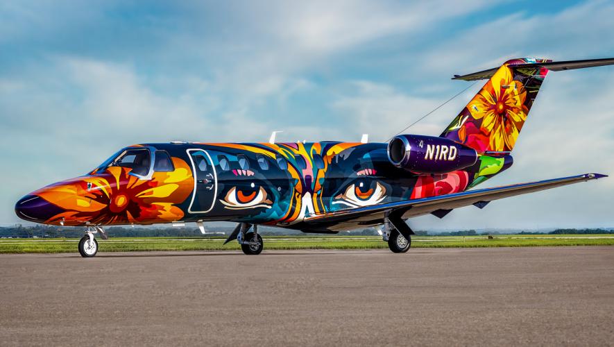 Duncan Aviation Citation CJ3+ 46-color paint scheme 