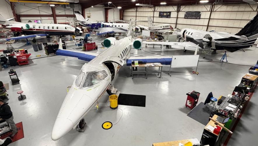 Aircraft brokers can now access five-day pre-buy evaluations at Elliott Aviation, with options to add avionics, paint, interior, and lighting upgrades.