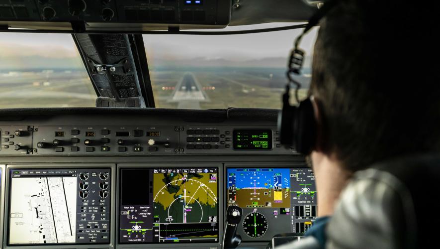 Garmin flightdeck