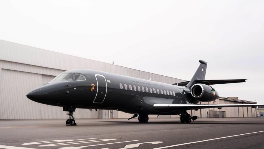 Black Falcon 6X at Baldonnel ramp 