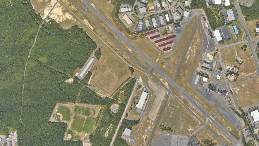 Aerial photo of KBLM