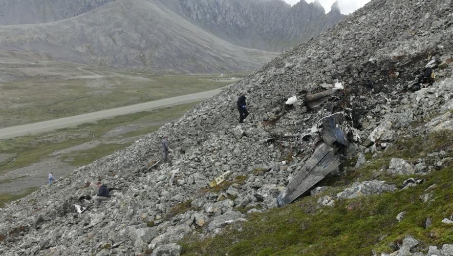 NTSB at Cape Newenham, Alaska accident site