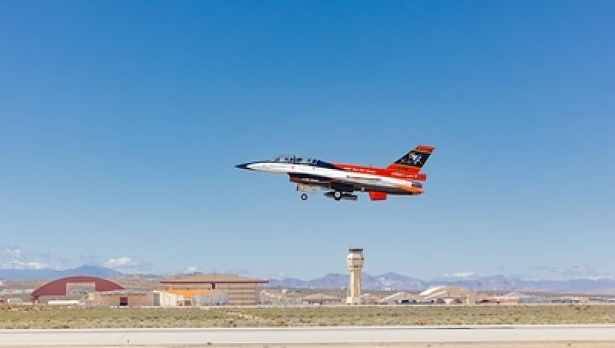 X-62A in flight