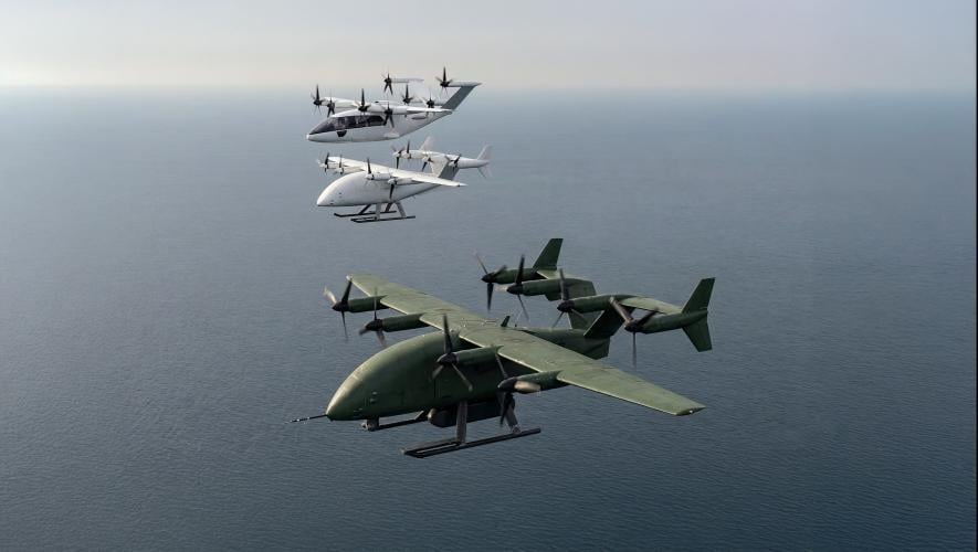 Zuri crewed and uncrewed hybrid-electric aircraft 