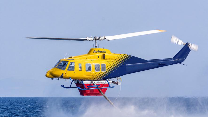 Artist's impression of Avincis' McDermott 214ST helicopters