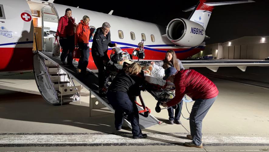 medevac mission by Intermountain Health