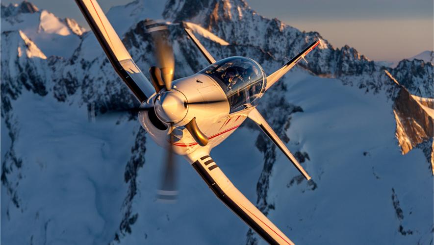 Pilatus PC-7 MKX basic training aircraft