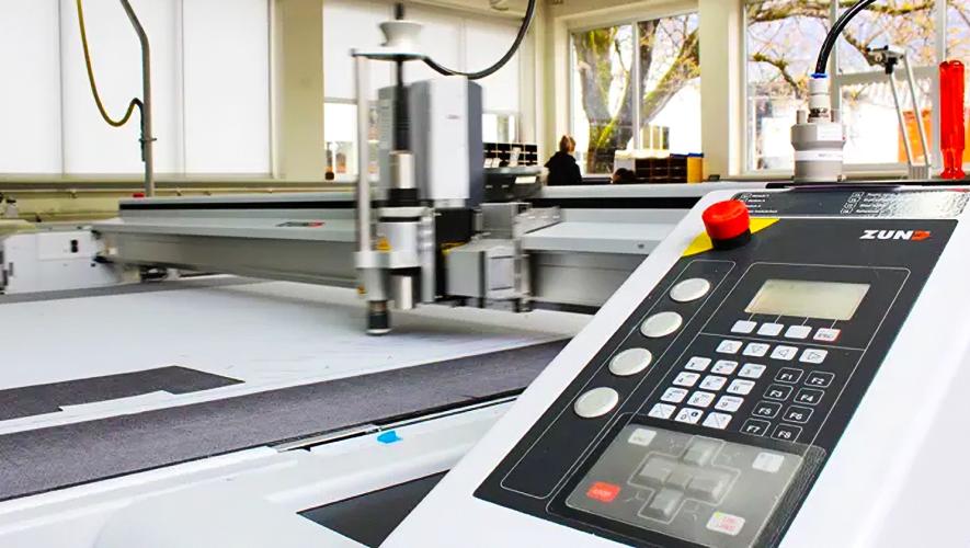 Zund digital cutting machine