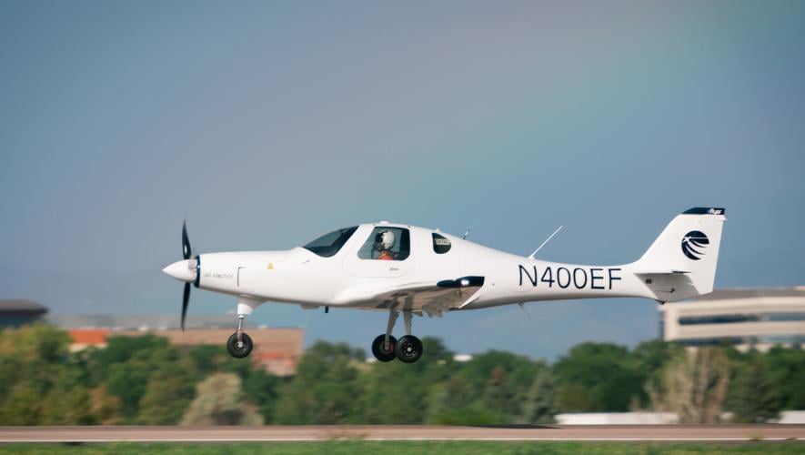 eFlyer 2 in flight 