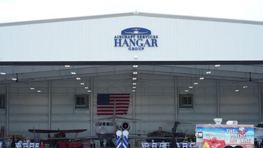 Aircraft Services Group's new hangar at KSRQ