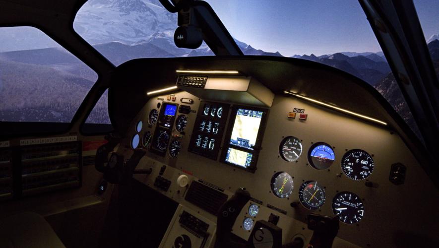 Air Bravo can now train PC-12 pilots at its Thunder Bay, Ontario facility on a One-G Swiss12 device; a Cessna 408 SkyCourier version is on order.