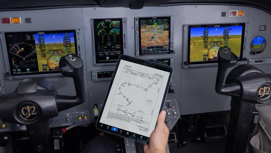 Garmin guided visual approach procedures