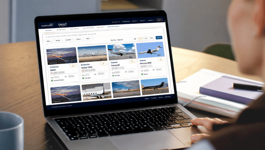 Guardian Jet client portal