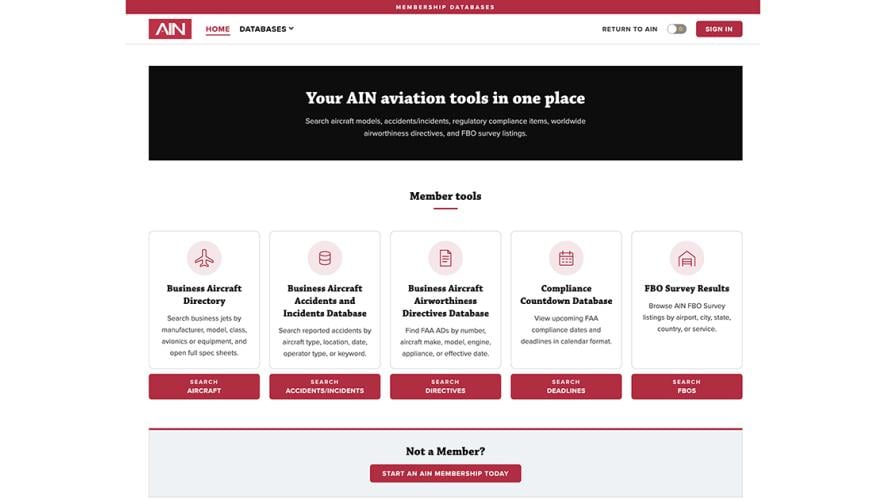 AIN Membership website
