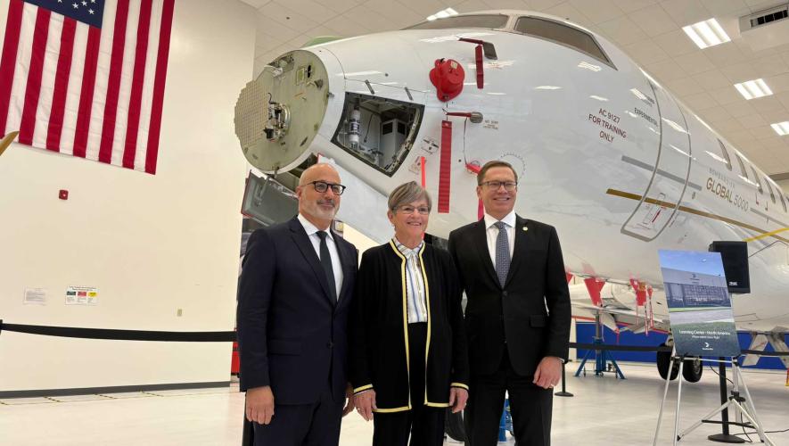 Bombardier Maintenance Learning Center in Wichita