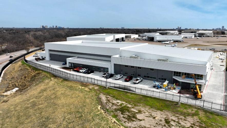 Business Jet hangars at Dallas Love Field
