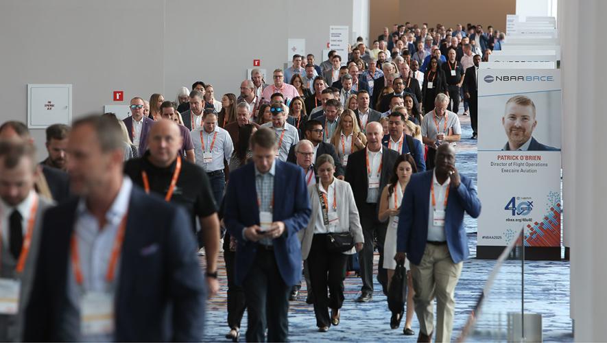 NBAA-BACE 2025 crowd