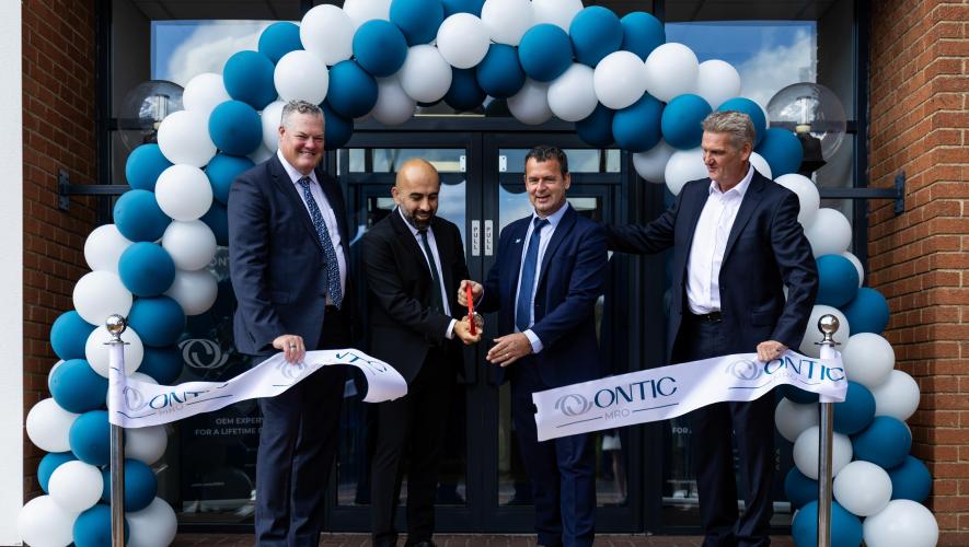 Ontic cuts ribbon on Tewkesbury facility