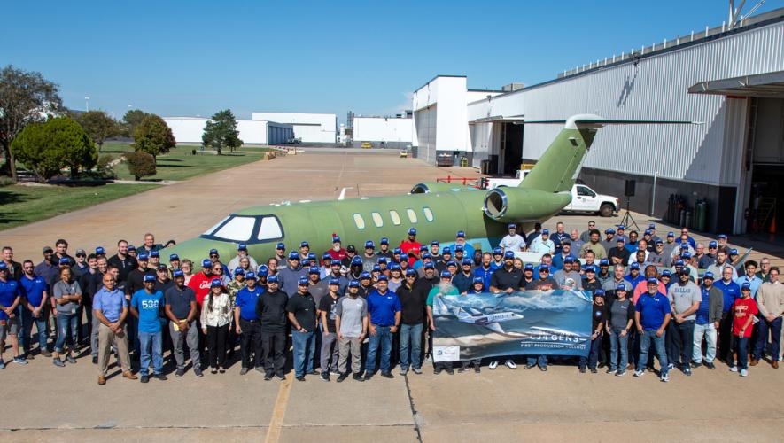 Cessna Citation CJ4 Gen3 rollout