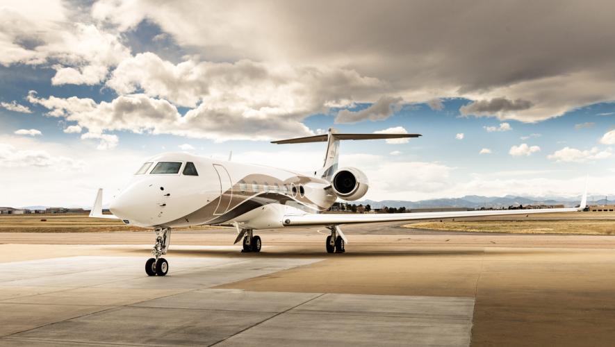 G550 on ramp 