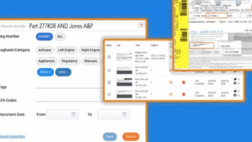 Screen view of Bluetail MACH search platform