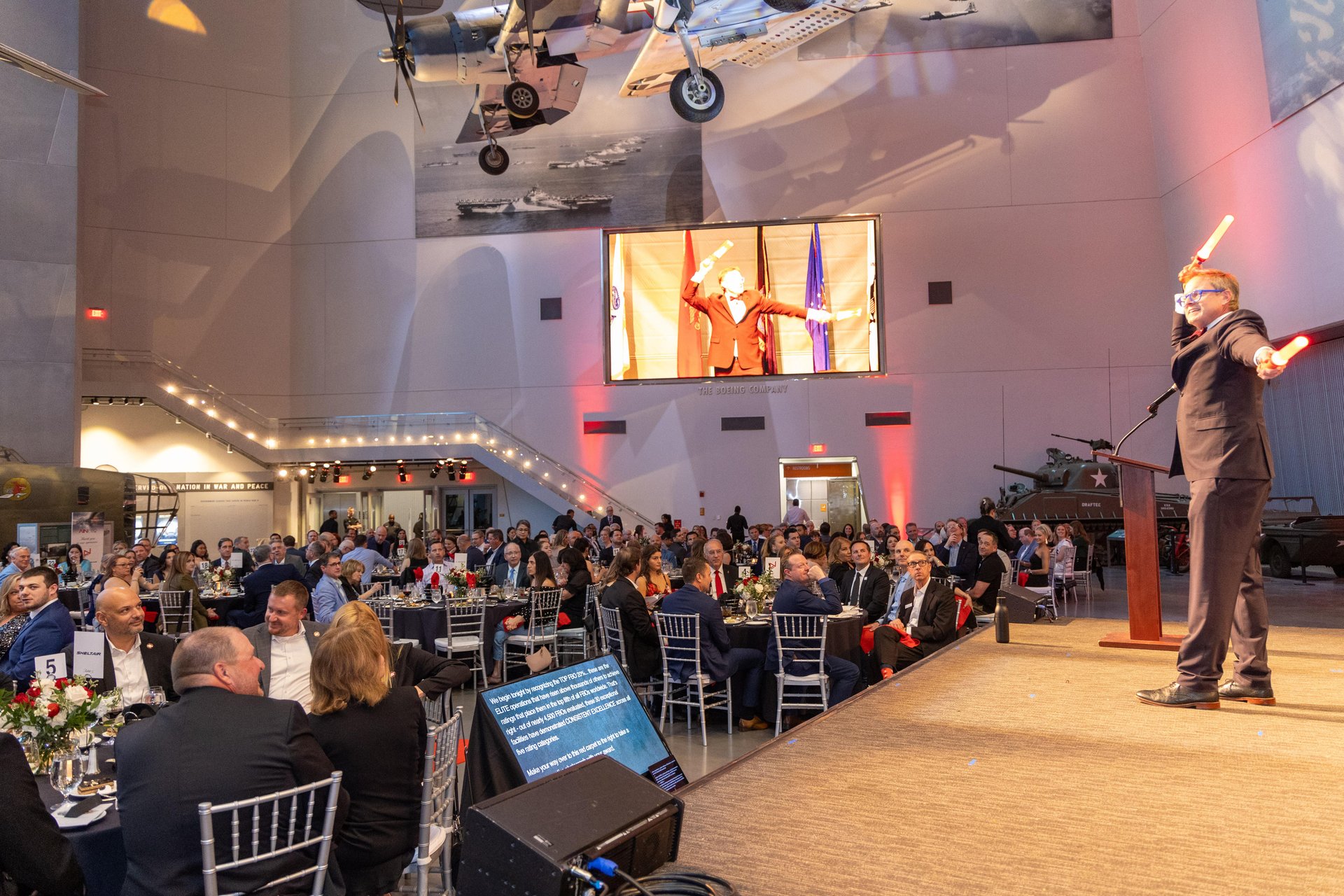Gala at US Freedom Pavilion at The National WWII Museum in New Orleans, LA