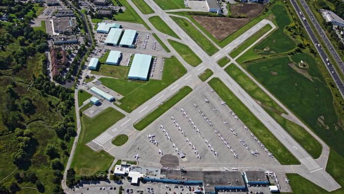 Aerial view of Buttonville Airport