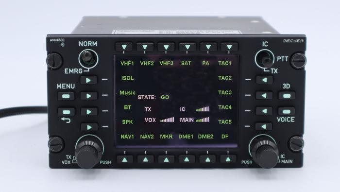 Becker Avionics AMU 6500 digital intercom