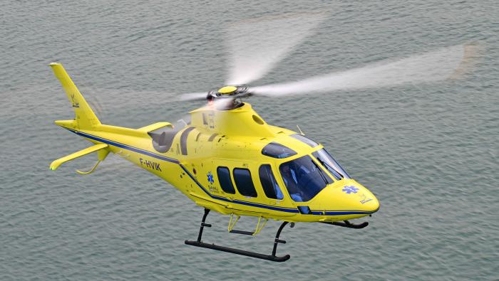 Leonardo A109 Trekker helicopter