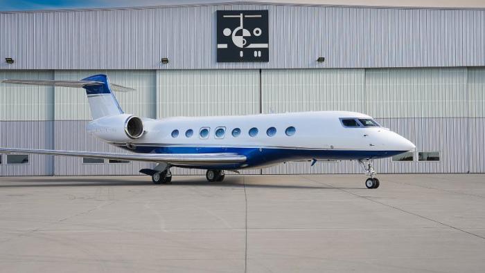 Gulfstream 650 newly painted by Duncan Aviation
