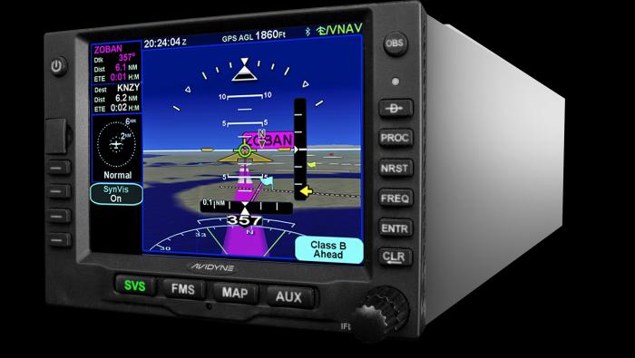 Avidyne IFD545 flight management system