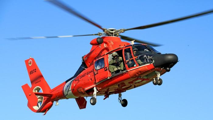 U.S. Coast Guard MH-65 helicopter