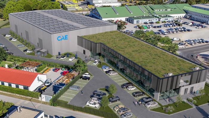 rendering CAE Vienna training centre