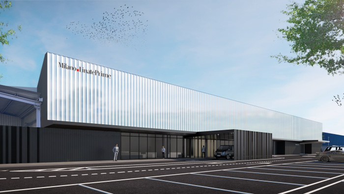 Artist rendering of expanded Milano Prime GAT at Milan Linate Airport
