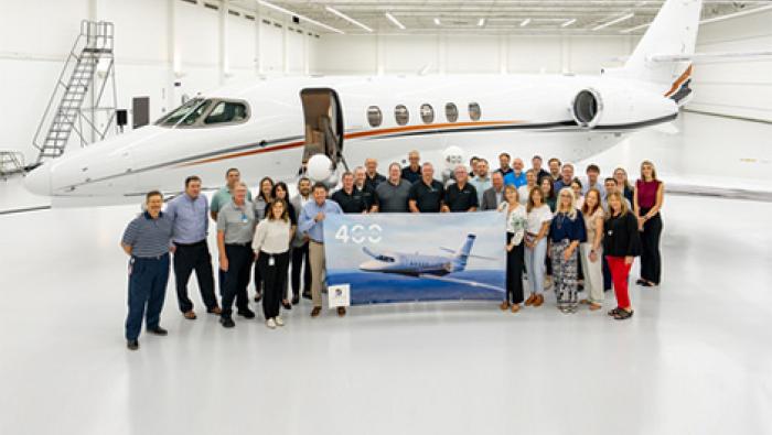 400th delivery of a Cessna Citation Latitude
