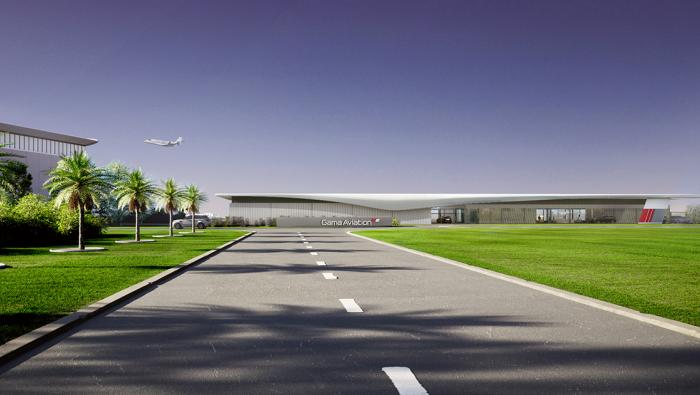 GAMA Aviation rendering of Sharjah FBO
