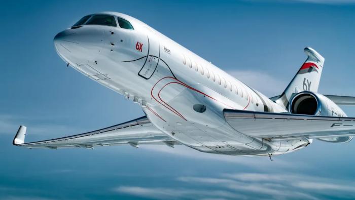 Falcon 6X business jet