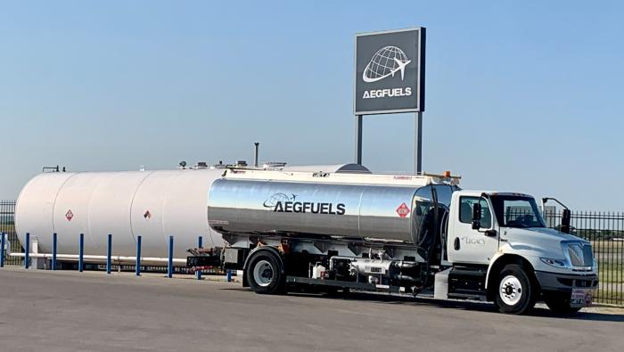 AEG Fuels fuel truck