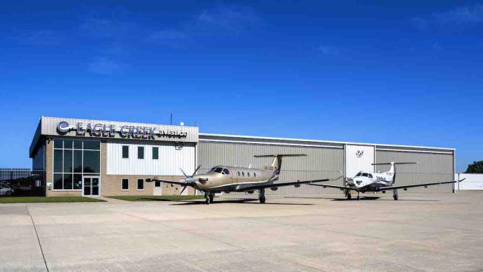 Photo of Eagle Creek Aviation facilities in Indianapolis
