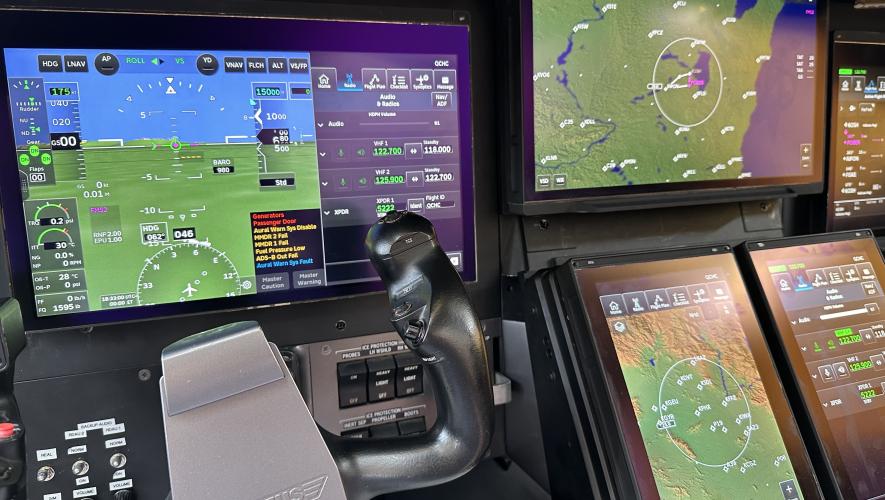 Honeywell's Anthem avionics suite installed in its Pilatus PC-12.