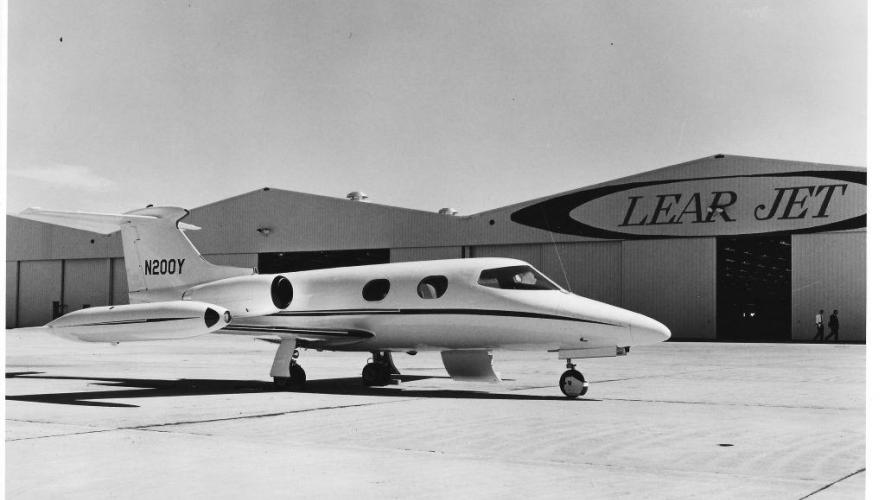 Lear 23-003, N2007, at delivery (Photo: Classic Learjet Foundation)