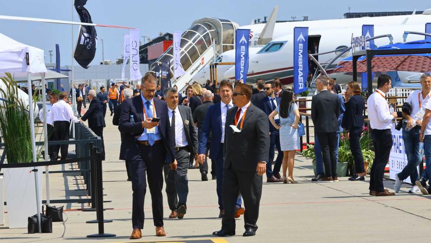 EBACE Convention 2023 crowds