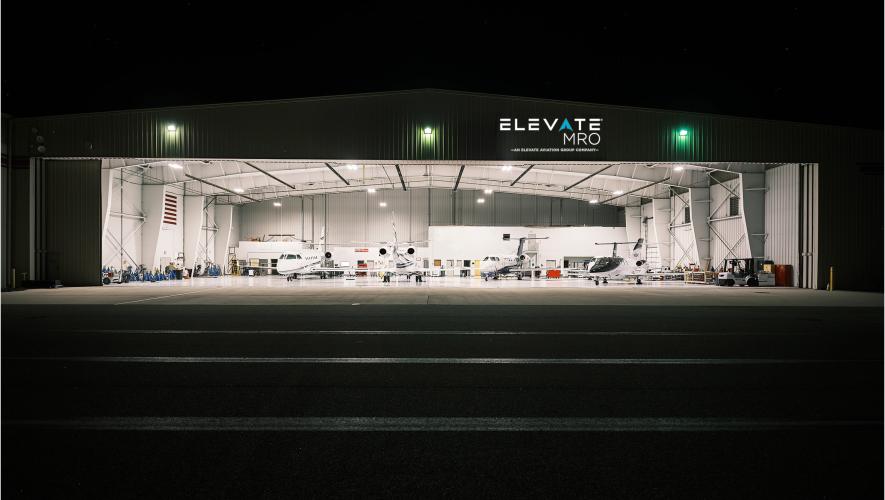 Salt Lake City Elevate MRO hangar