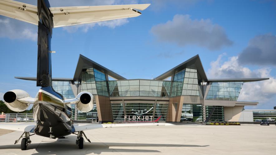 Flexjet's new headquarters and control center at KCGF