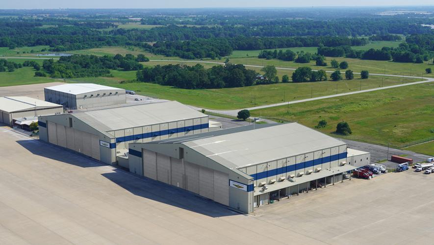 King Aerospace's new facility at Northwest Arkansas National Airport