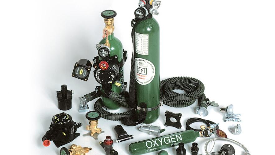 Sample of Aerox Oxygen Systems' product lineup 