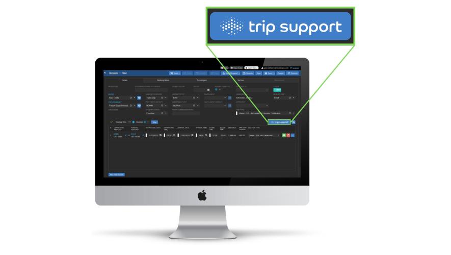 MyAirOps trip support feature connects to flight operations portal